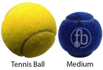 Medium Size Comparison to a Regular Tennis Ball