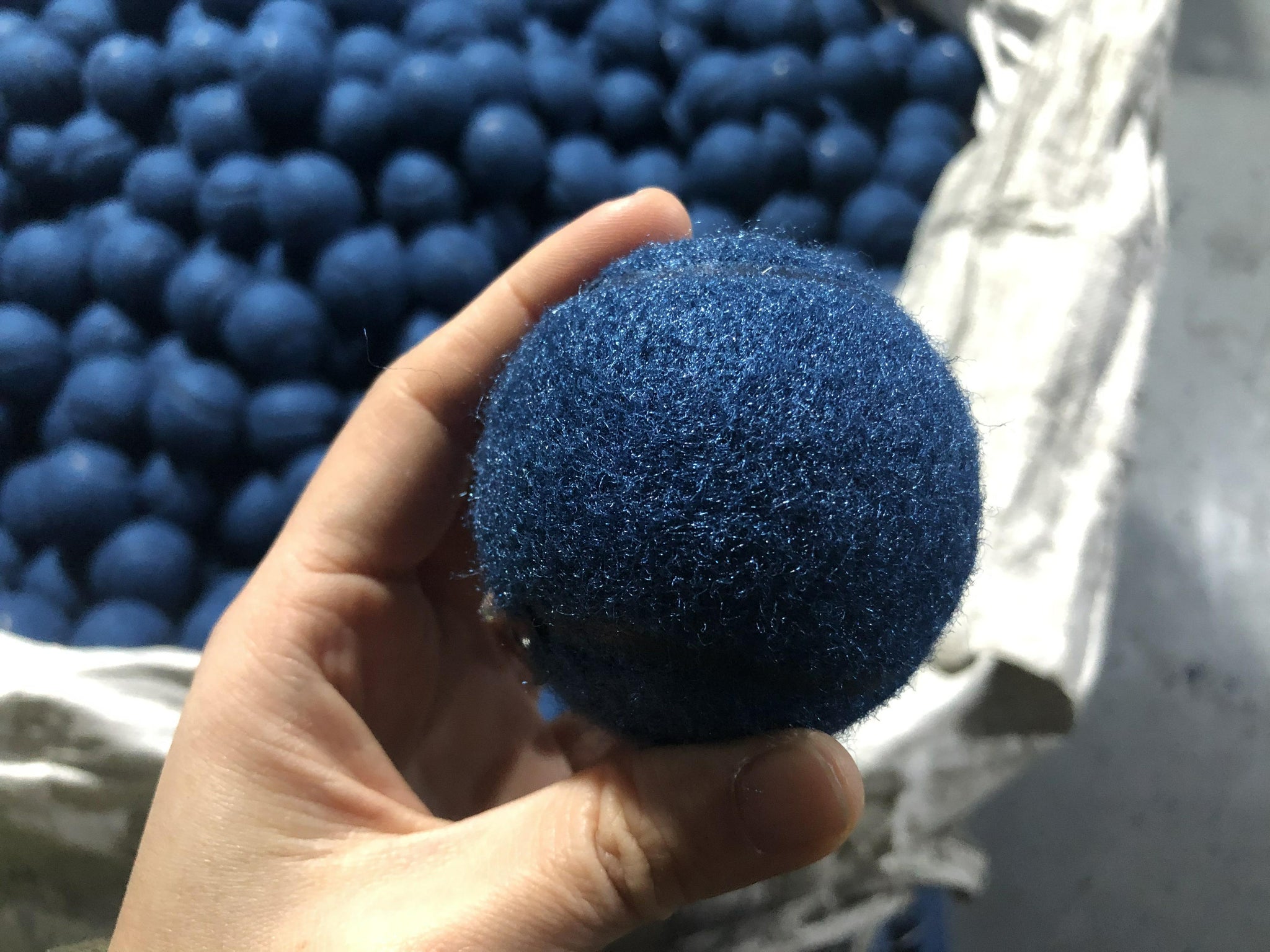 Medium Blue Furniture Balls (Racquetball Size) - 200 Count